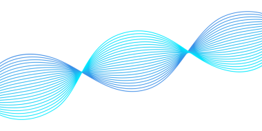 Yumuşak Mavi Gradyan ile Soyut Çarpık Eğri Arkaplan. Bu, açık maviden maviye doğru eğimli bir çizim..