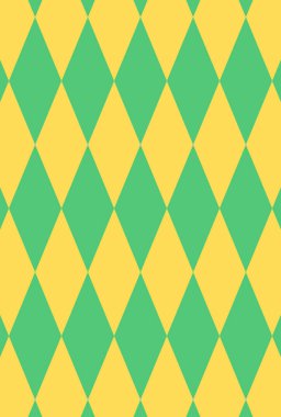 Retro Renkli Elmas Desenli Kusursuz Geometrik Arkaplan. Bu elmas desenli bir kartpostal şablonu..