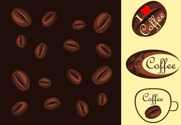 Coffret café — Image vectorielle