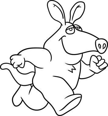 Çocuk için Renklendirme Kitabı - Hayvan Serisi Yerdomuzu