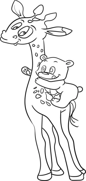 Coloring Book for Kid - Animal Series Giraffe