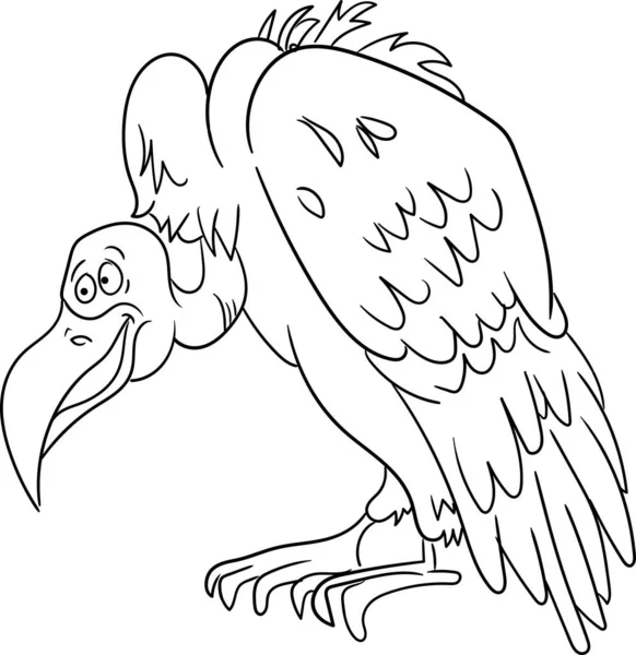 Coloring Book for Kid - Animal Series Vulture