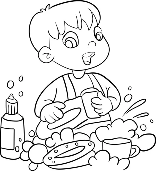 Saúde Higiene Baby Boy Depois Chuveiro Roupão Banho Toalha Tomando — Fotografia de Stock