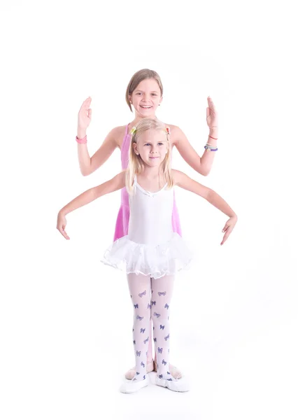 Két aranyos Ballerinas. — Stock Fotó