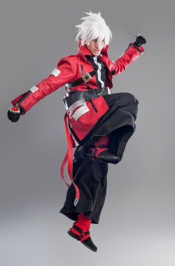 Manga kahraman kılıç ile