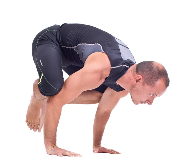 Praticar exercícios de Yoga — Fotografia de Stock