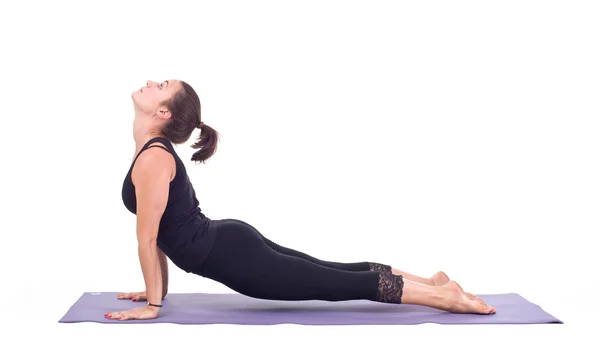 Practicing Yoga exercises — Stock Photo, Image