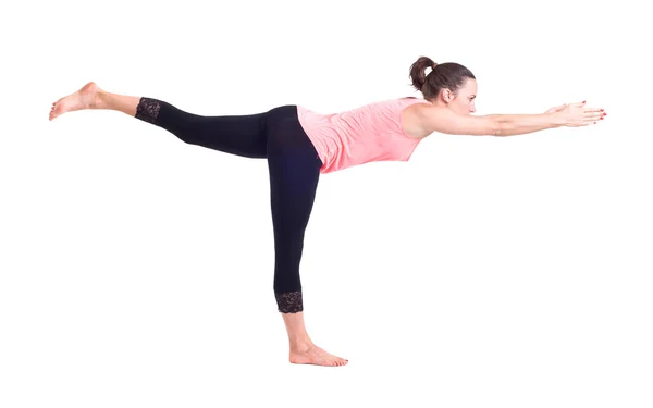 Practicing Yoga exercises — Stock Photo, Image