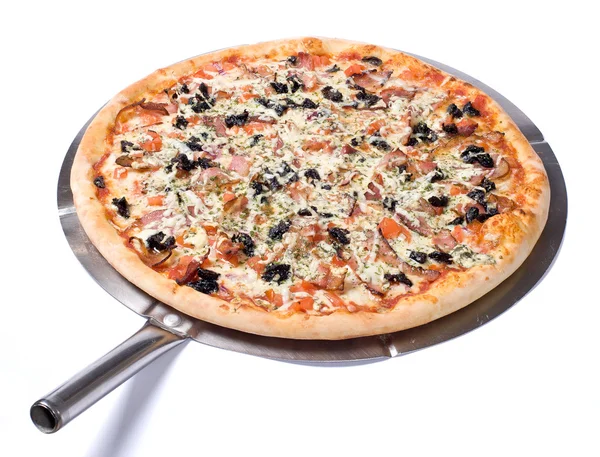 Luxus-Pizza — Stockfoto