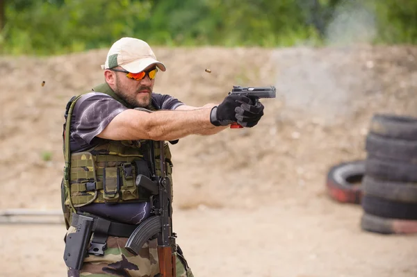 Tiro e Treinamento de Armas — Fotografia de Stock