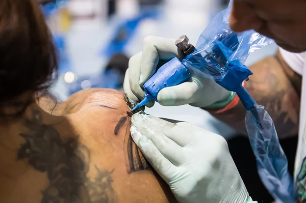 Fabbricazione del tatuaggio — Foto Stock