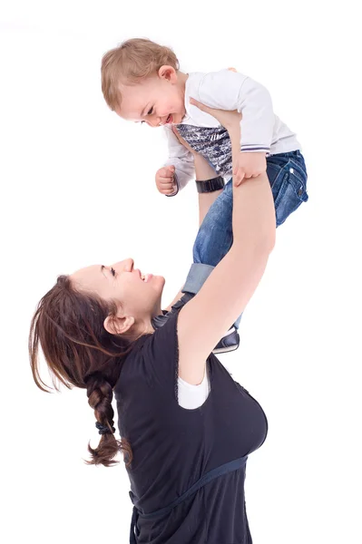 Mother playing with her child Royalty Free Stock Images