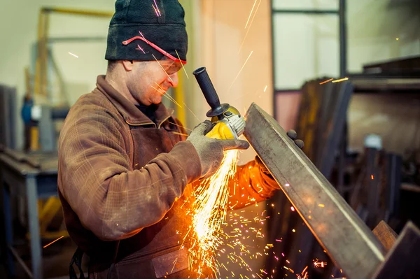 La smerigliatrice elettrica — Foto Stock