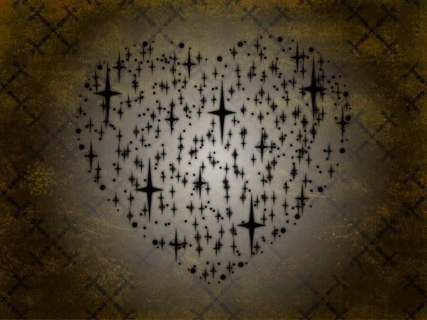 Gothic Dark Valentine Background — Stock Photo, Image