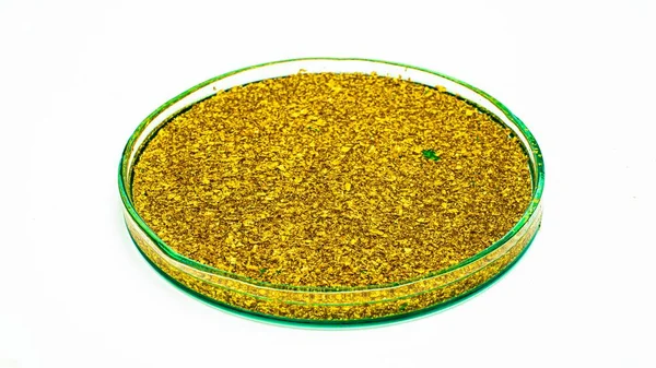 Recuperação Ouro Gravado Flocos Ouro Papel Parede — Fotografia de Stock