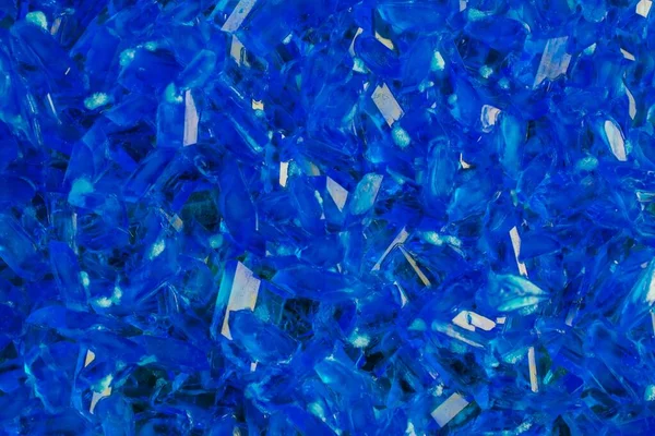 Blue Crystals Pattern Résumé Contexte Sulfate Cuivre — Photo