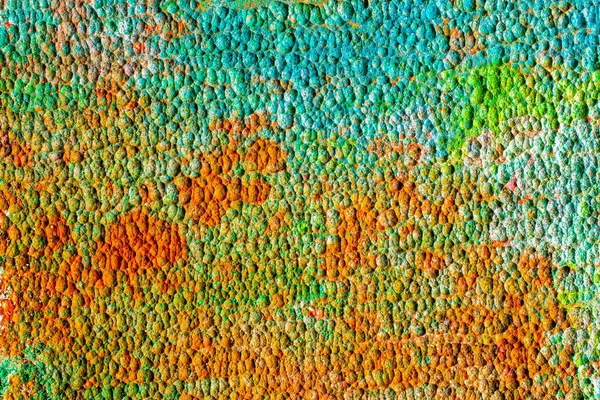 Естественный Разноцветный Фон Патиной Ржавой Медной Пластины Лунный Марсианский Пейзаж — стоковое фото
