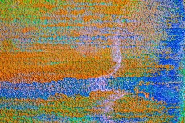Окисленная Медь Абстракция Естественный Оранжевый Зеленый Желтый Фон Патиной Ржавая — стоковое фото