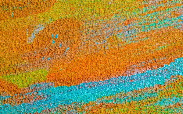 Окисленная Медь Абстракция Естественный Оранжевый Зеленый Желтый Фон Патиной Ржавая — стоковое фото