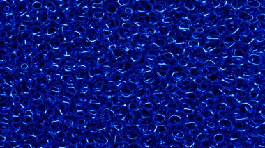 Mavi sünger. 3B yapı, arkaplan, doku.