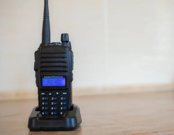 Transceptor Radio Portátil Radio Portátil Walkie Talkie Portátil — Foto de Stock