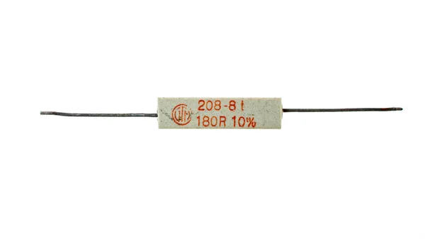 Ceramic Resistor Isolated White Background — Stock Photo, Image