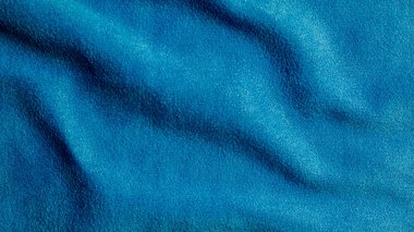 Arkaplan için buruşuk mavi bez