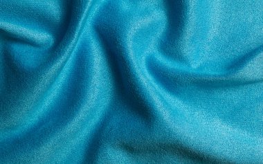 Arkaplan için buruşuk mavi bez