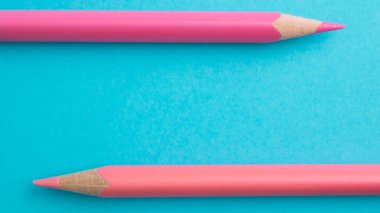 metin için kalem ile mavi boş kart