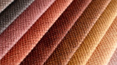 Kumaş şeritler. farklı renklerde çizgili arkaplan