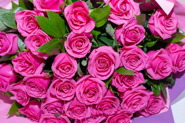 Belles Roses Dans Vase — Photo