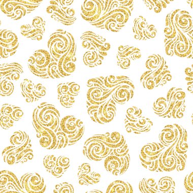 Altın süslü kupa desen.