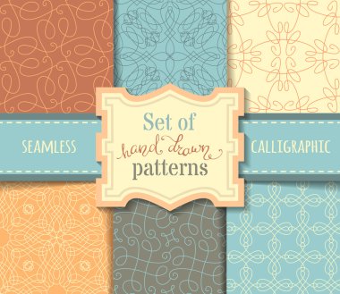 Kaligrafi Dikişsiz desen.