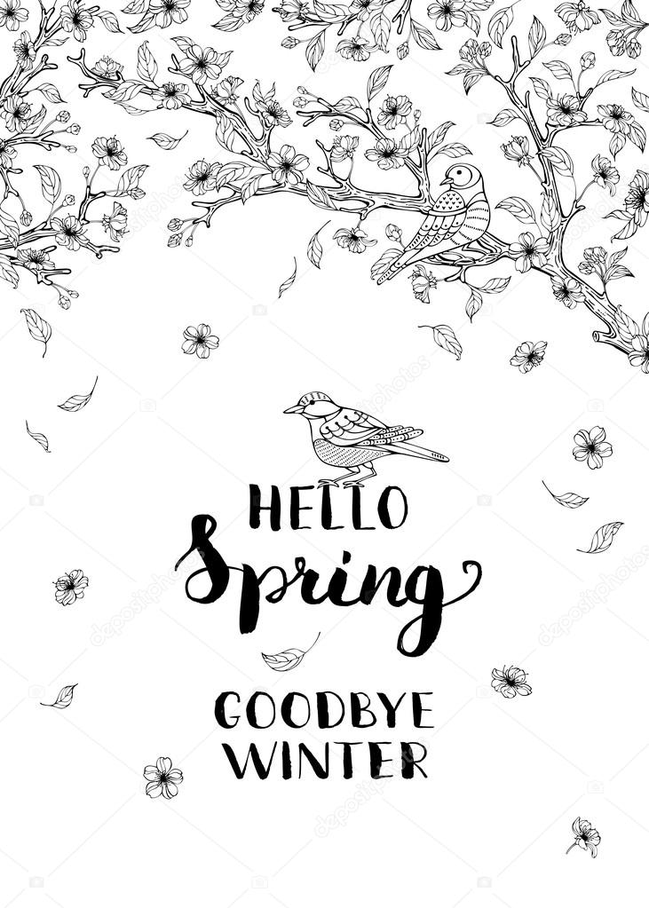 Hello spring, goodbye winter!