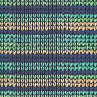 Vektör stockinette dikiş dokusu. 