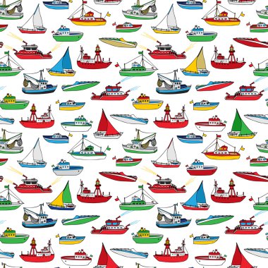 Renkli seamless deniz modeli. 