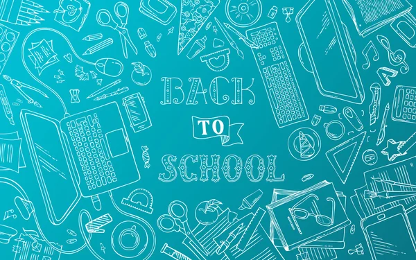 Back to School Background — Stock Vector