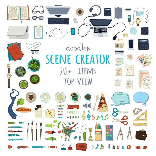 Scene creator set — Stock Vector