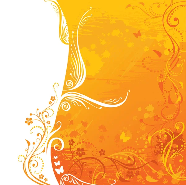 Grunge çiçek arkaplanı. 