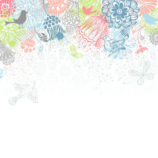 Fondo floral brillante . — Vector de stock