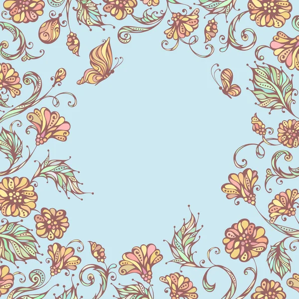 Fondo floral. — Archivo Imágenes Vectoriales