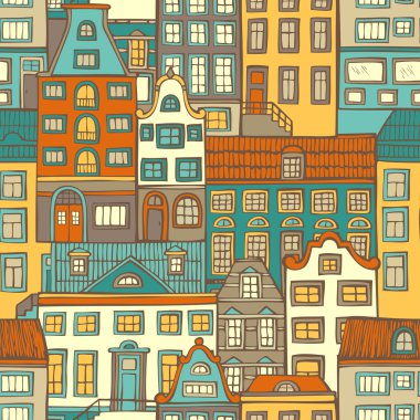 Binaların vektör seamless modeli. 