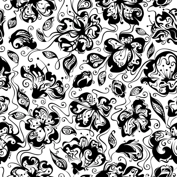 Seamless spring floral pattern. — Stock Vector