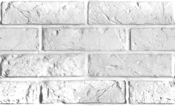 Muster der weißen Ziegelmauer. — Stockvektor