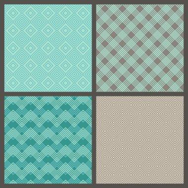 Kusursuz geometrik desenler.