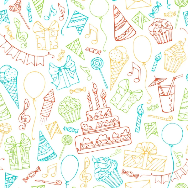 Dikişsiz birthday desen