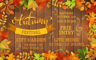 Fall Festival template.