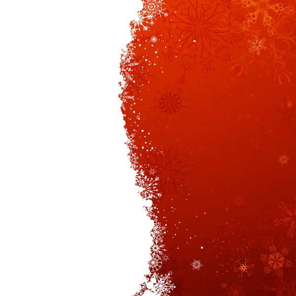 Red and white Christmas background. — Stock Vector