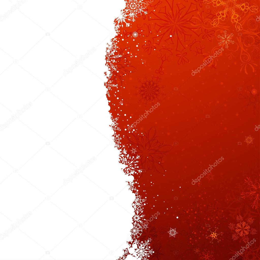 Red and white Christmas background.