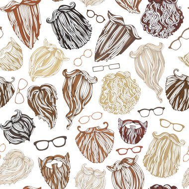 man beards and eyeglasses.